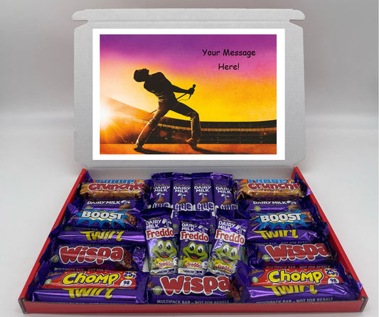 Freddie Mercury Chocolate & Sweet Gift Box – Personalised Gift