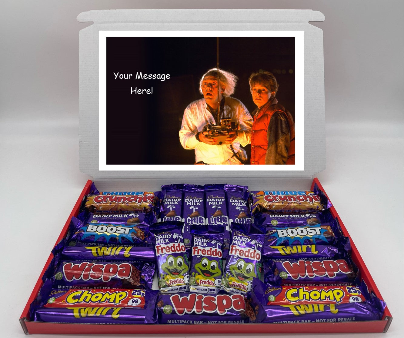 Back to the Future Chocolate & Sweet Gift Box – Personalised Gift