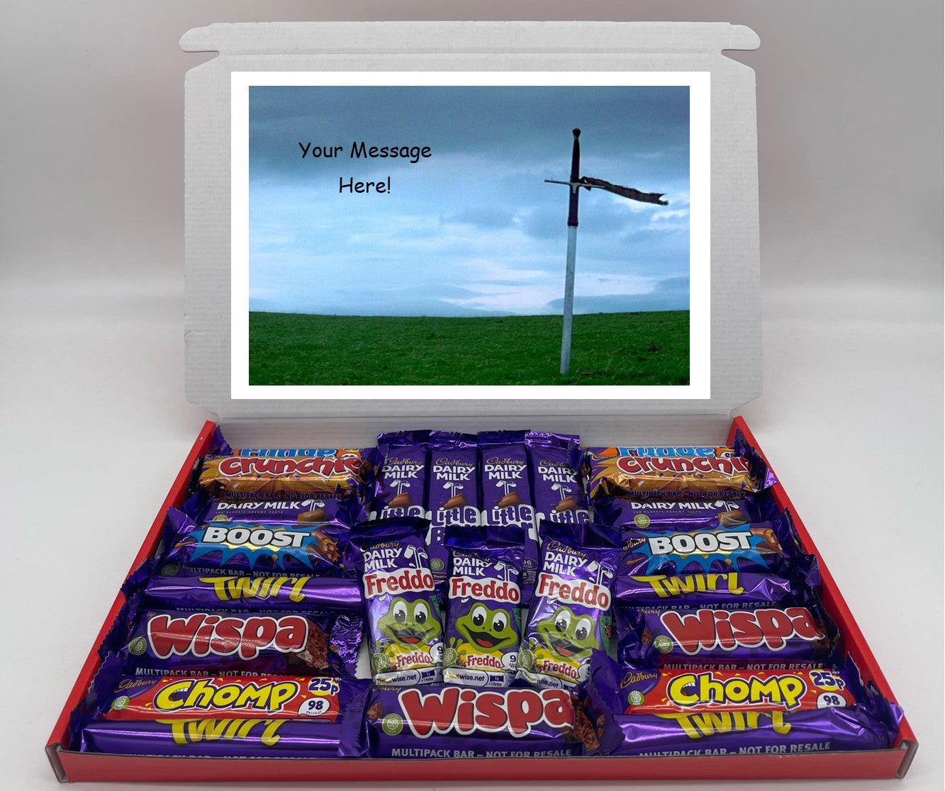 Braveheart Chocolate & Sweet Gift Box – Personalised Gift