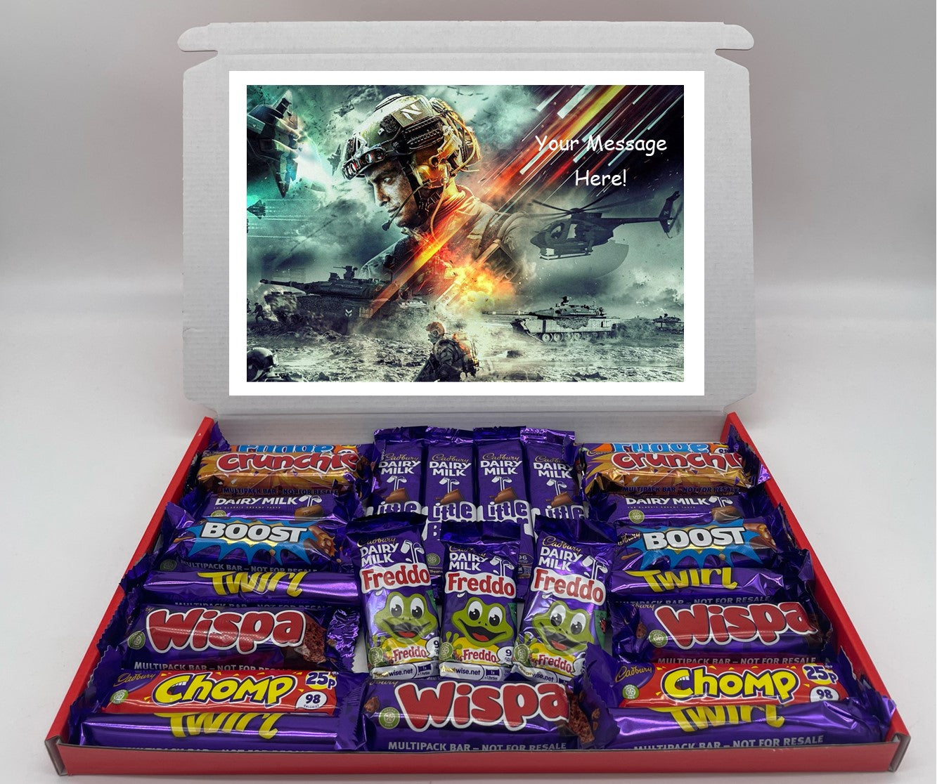 Battlefield Chocolate & Sweet Gift Box – Personalised Gift