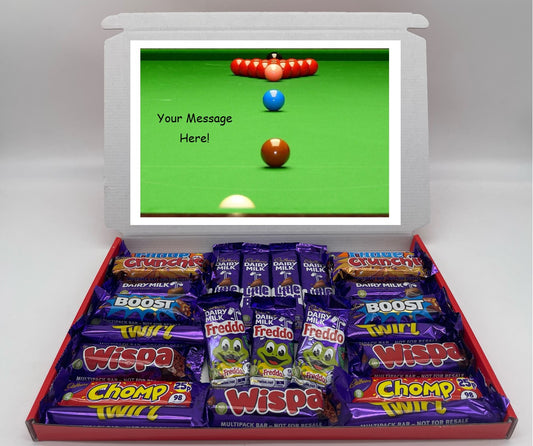 Snooker Chocolate & Sweet Gift Box – Personalised Gift