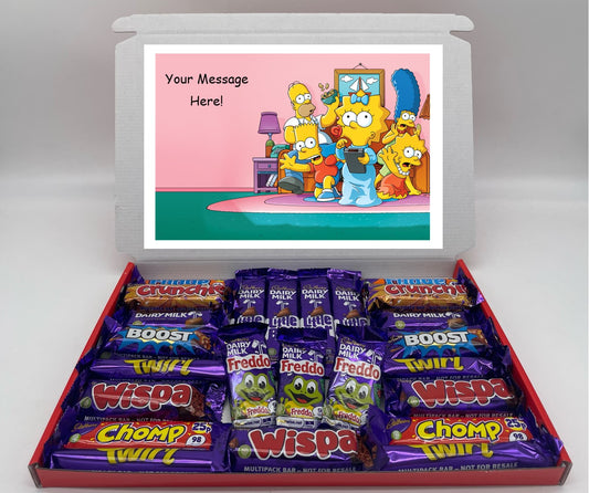 The Simpsons Chocolate & Sweet Gift Box – Personalised Gift