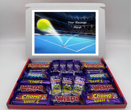 Tennis Chocolate & Sweet Gift Box – Personalised Gift