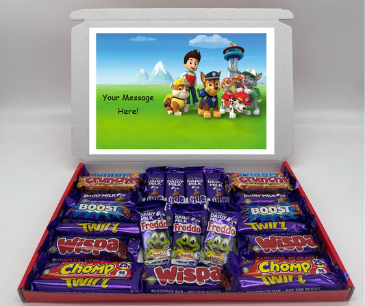 Paw Patrol Chocolate & Sweet Gift Box – Personalised Gift