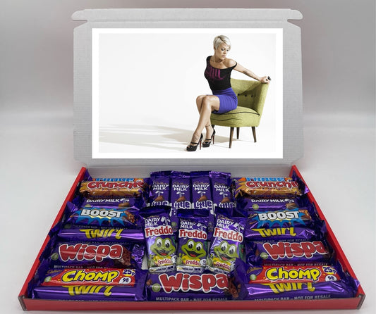 Pink Chocolate & Sweet Gift Box – Personalised Gift