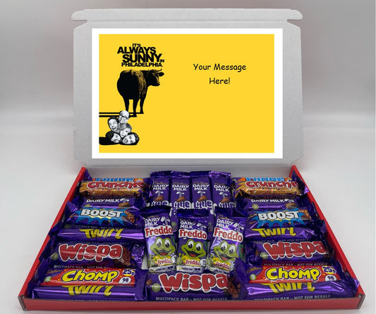 Its Always Sunny in Philadelphia Chocolate & Sweet Gift Box – Personalised Gift