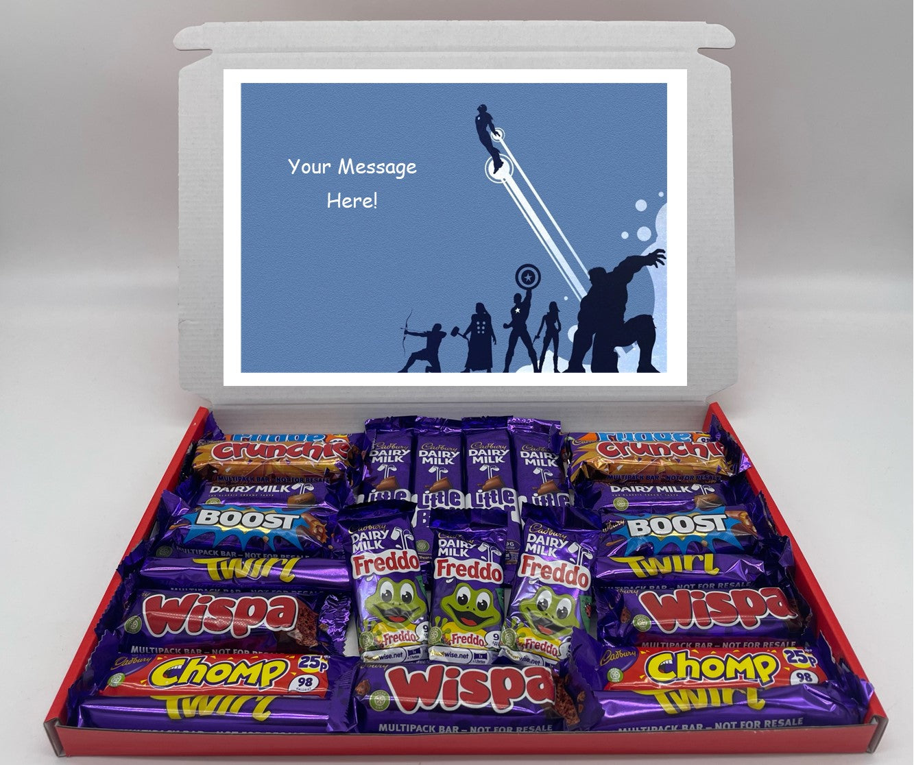 The Avengers Chocolate & Sweet Gift Box – Personalised Gift