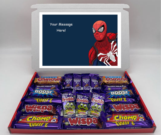 Spiderman Chocolate & Sweet Gift Box – Personalised Gift