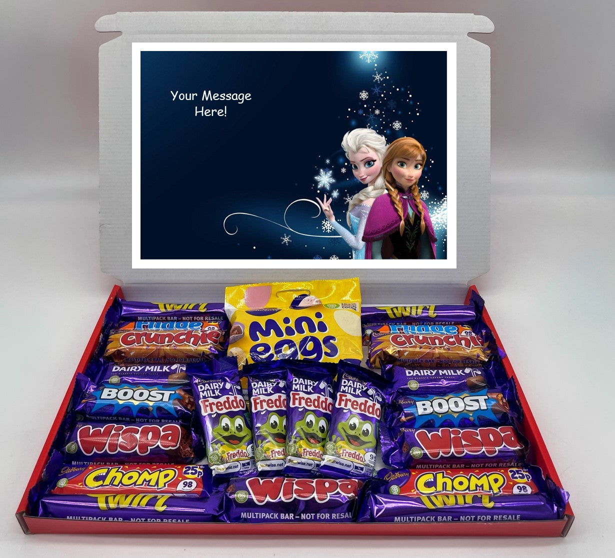 Frozen Chocolate & Sweet Gift Box – Personalised Gift