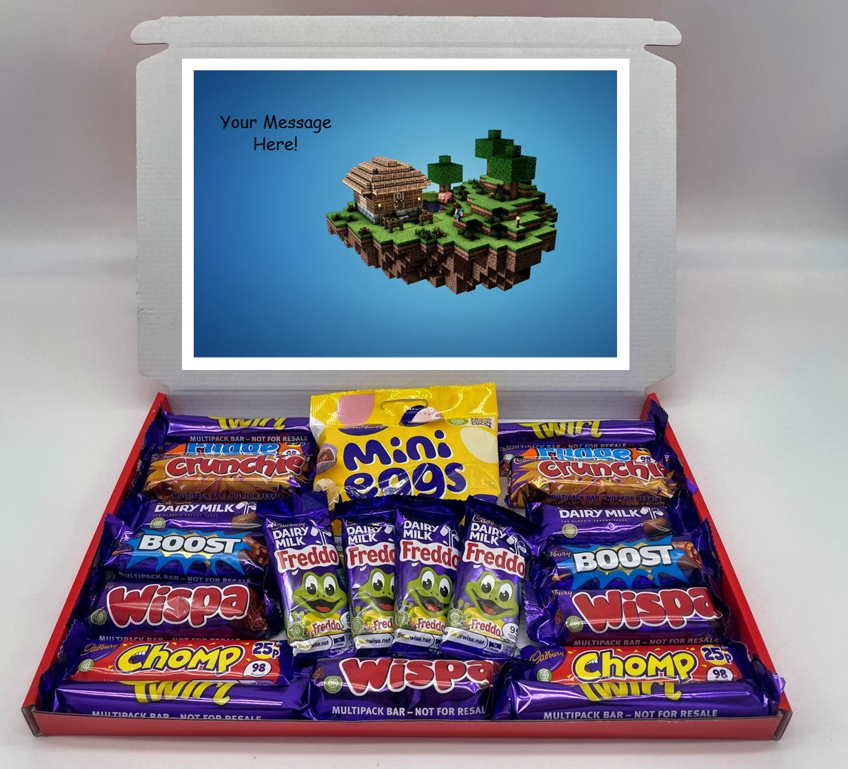 Minecraft Chocolate & Sweet Gift Box – Personalised Gift