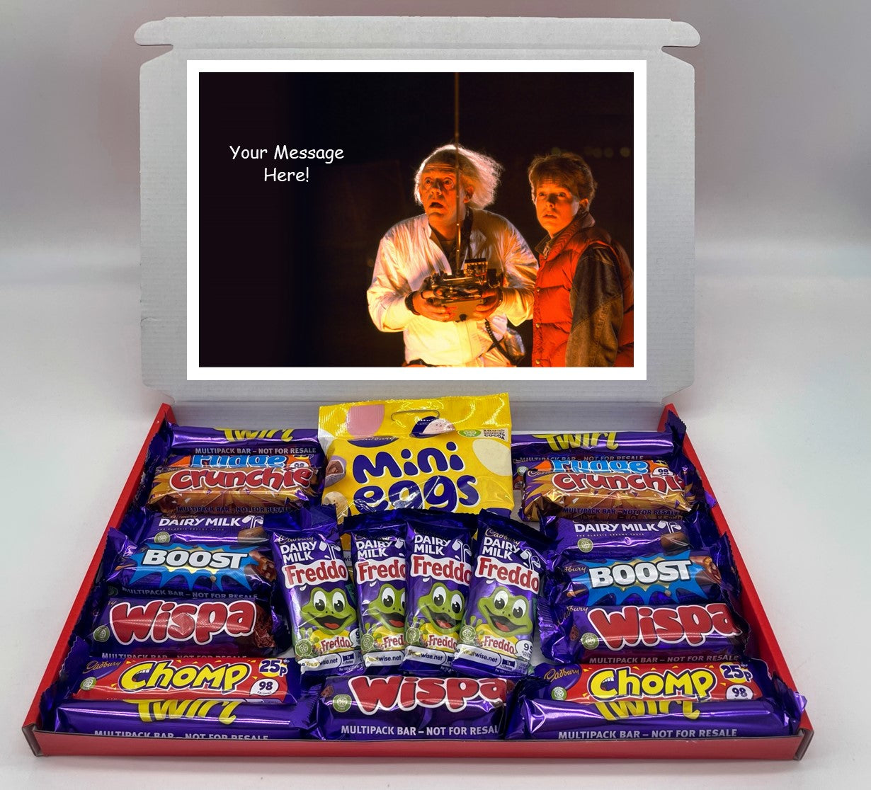 Back to the Future Chocolate & Sweet Gift Box – Personalised Gift