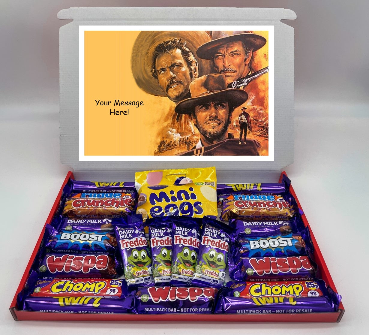 The Good the Bad and the Ugly Chocolate & Sweet Gift Box – Personalised Gift