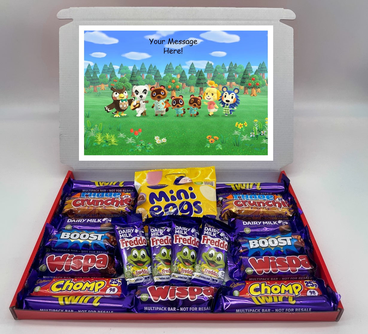 Animal Crossing Chocolate & Sweet Gift Box – Personalised Gift