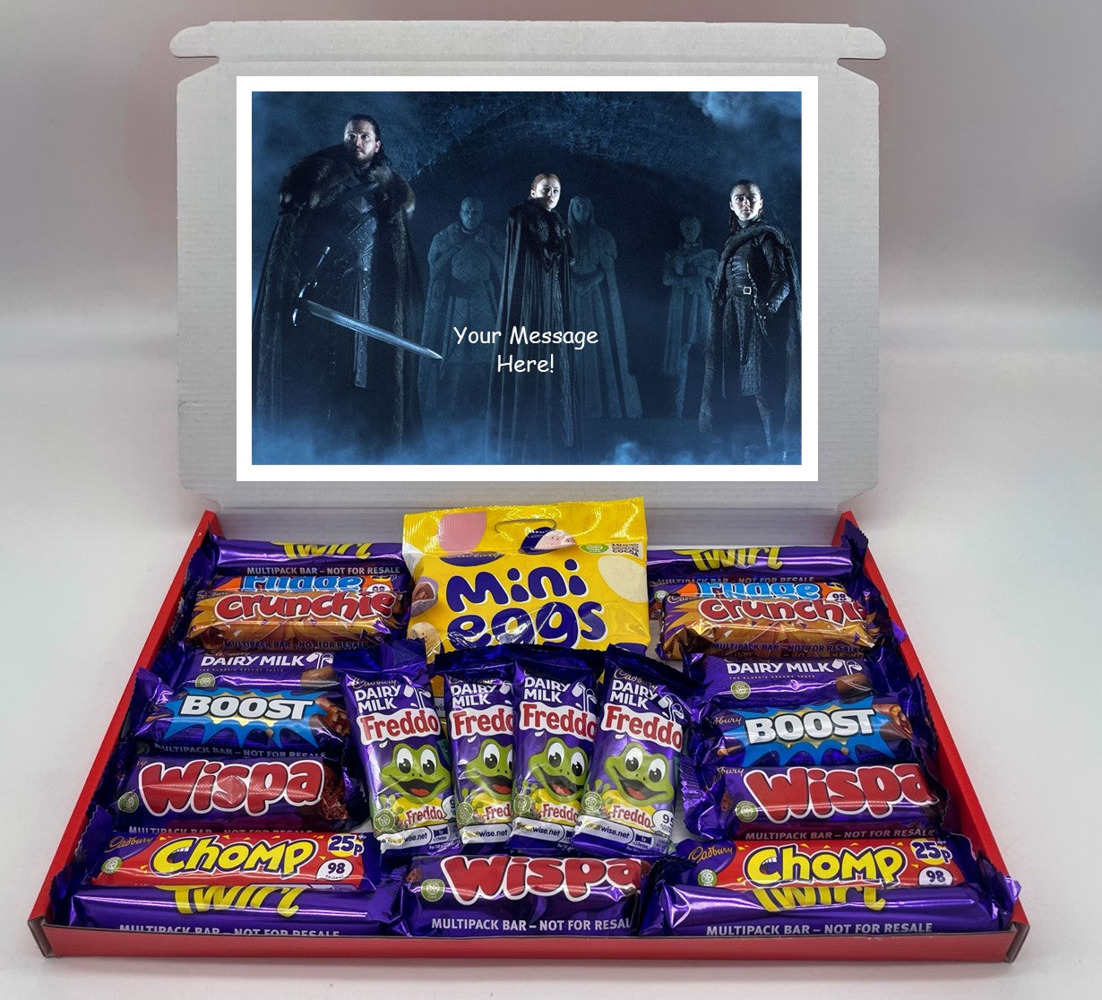 Game of Thrones Chocolate & Sweet Gift Box – Personalised Gift