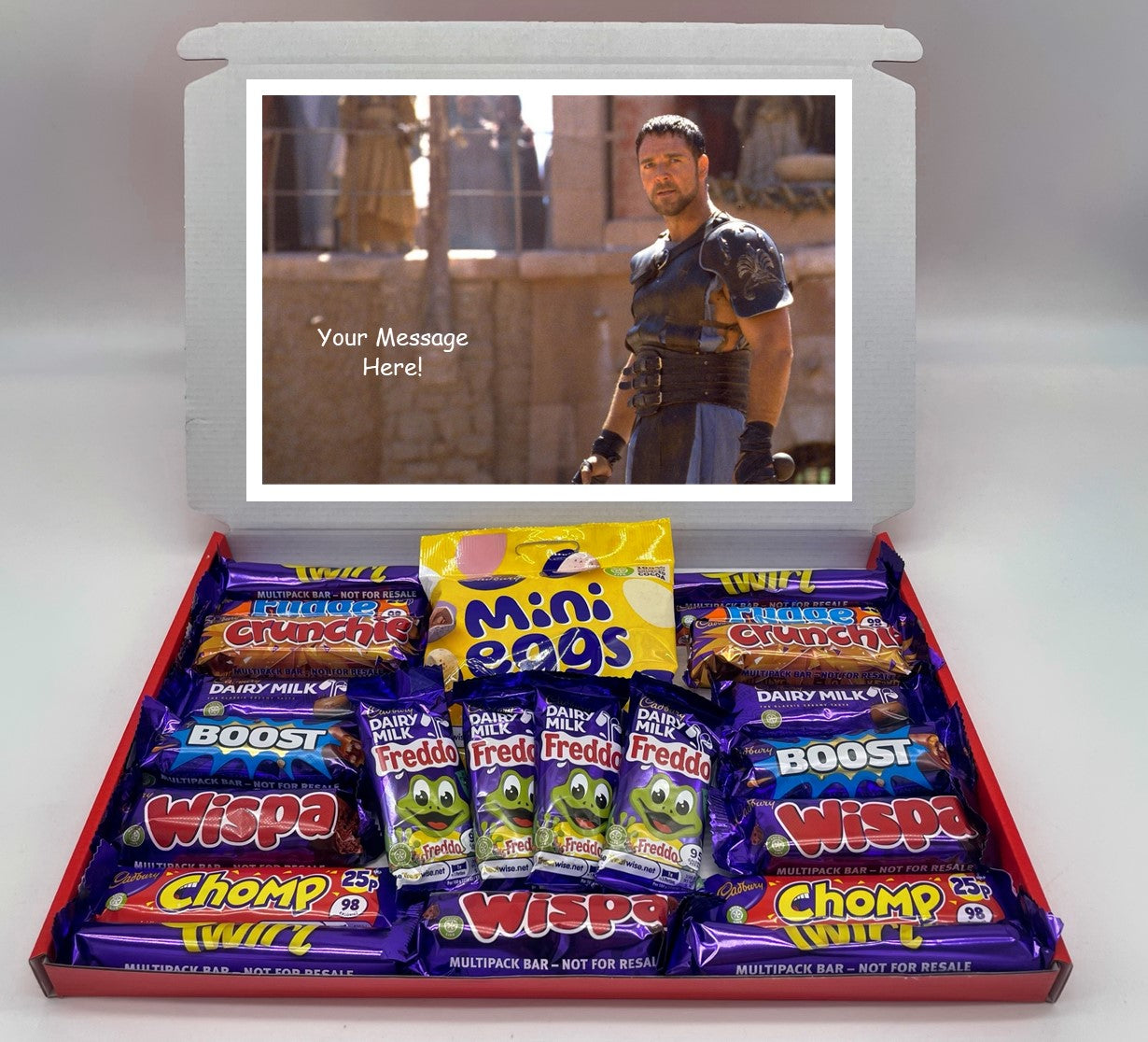 Gladiator Chocolate & Sweet Gift Box – Personalised Gift