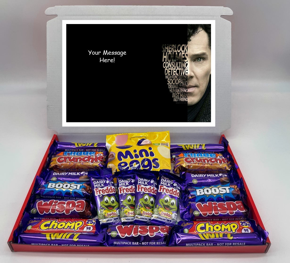 Sherlock Chocolate & Sweet Gift Box – Personalised Gift