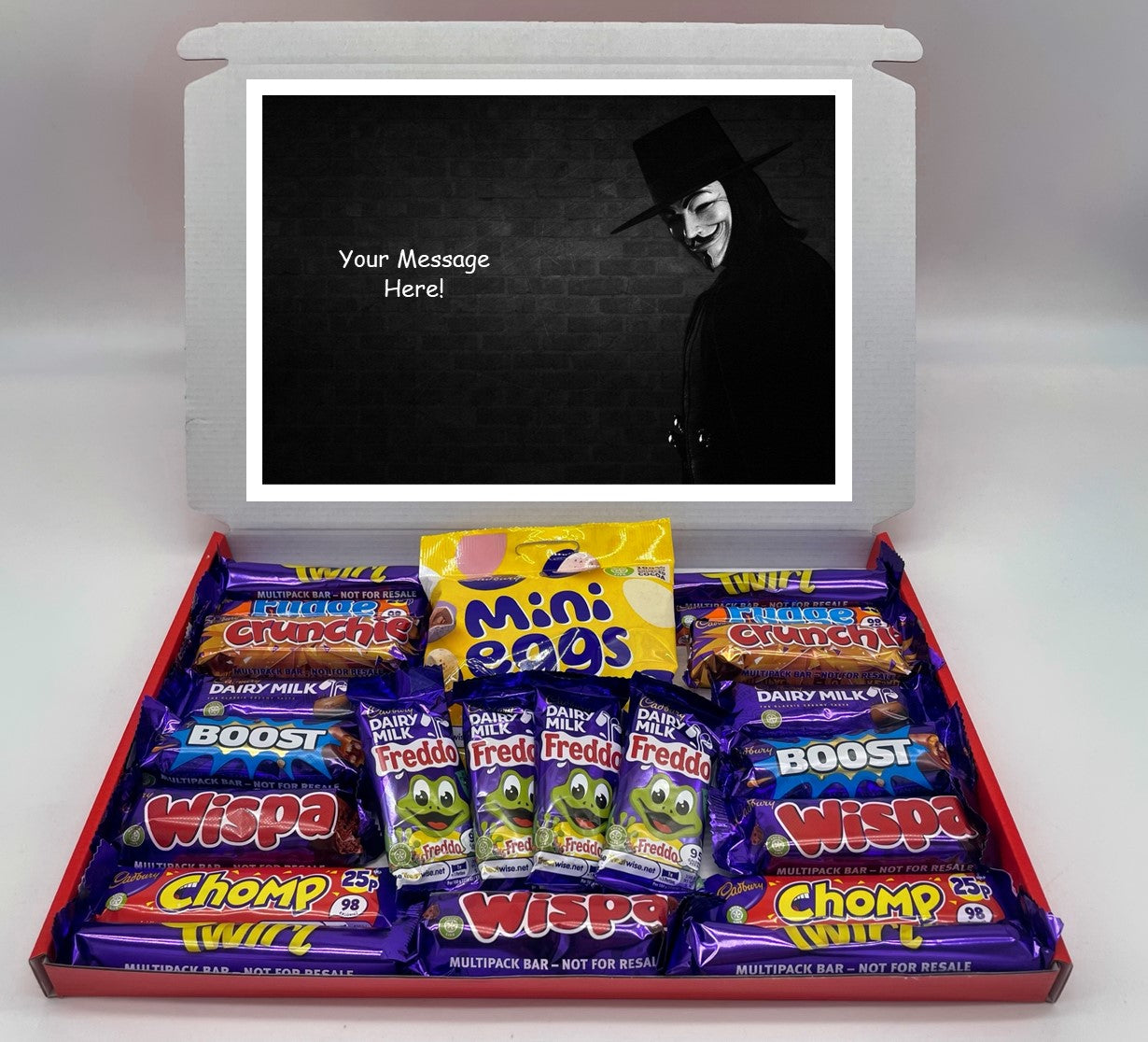 V for Vendetta Chocolate & Sweet Gift Box – Personalised Gift