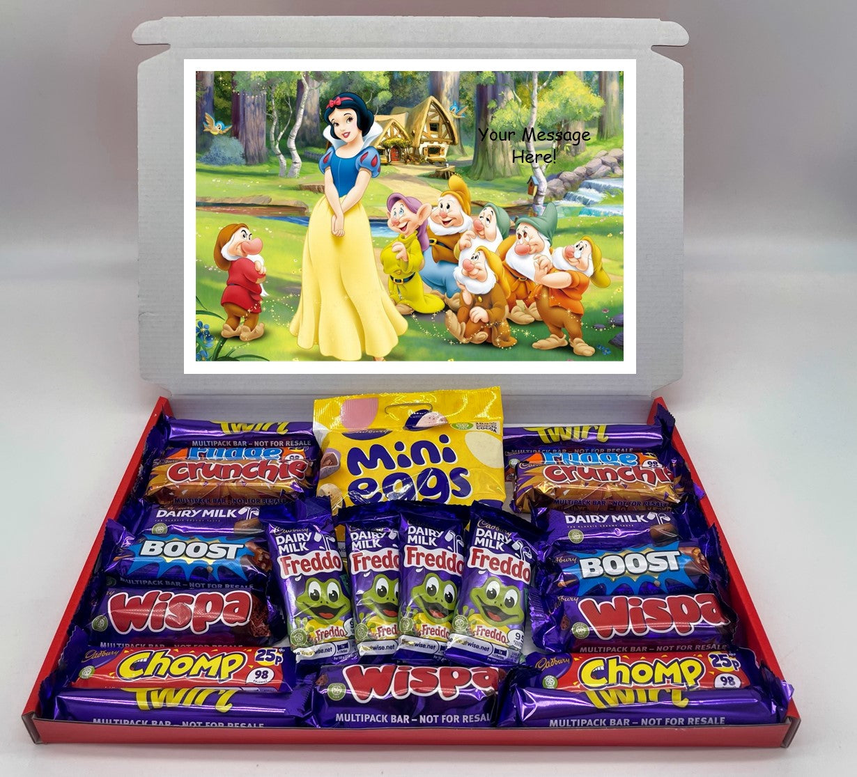 Snow White Chocolate & Sweet Gift Box – Personalised Gift