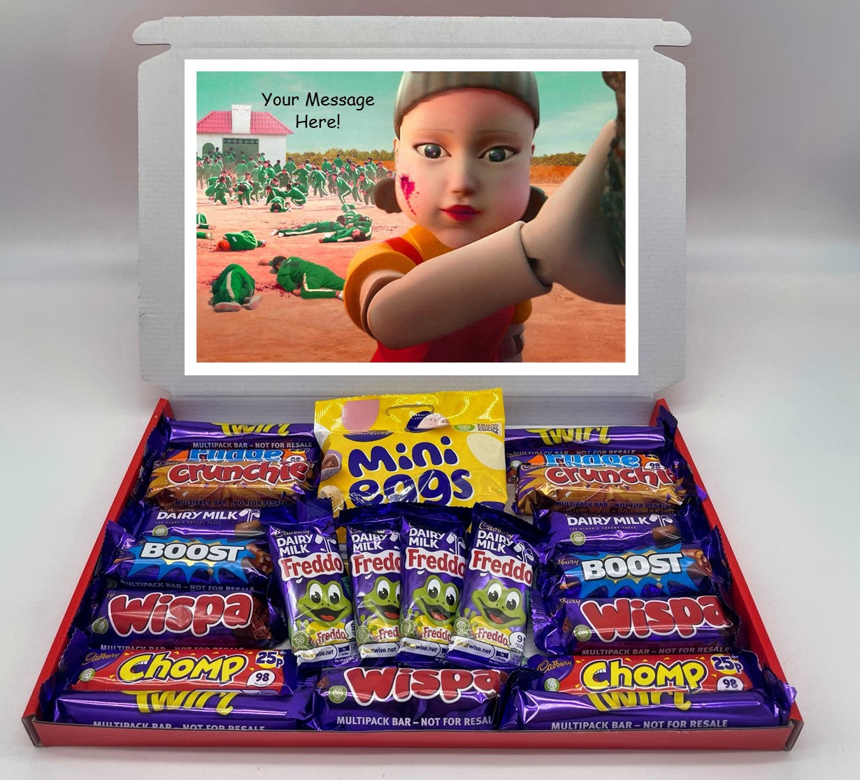 Squid Game Chocolate & Sweet Gift Box – Personalised Gift