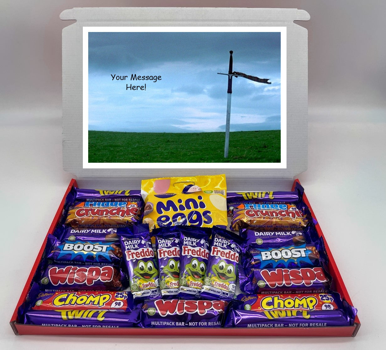 Braveheart Chocolate & Sweet Gift Box – Personalised Gift