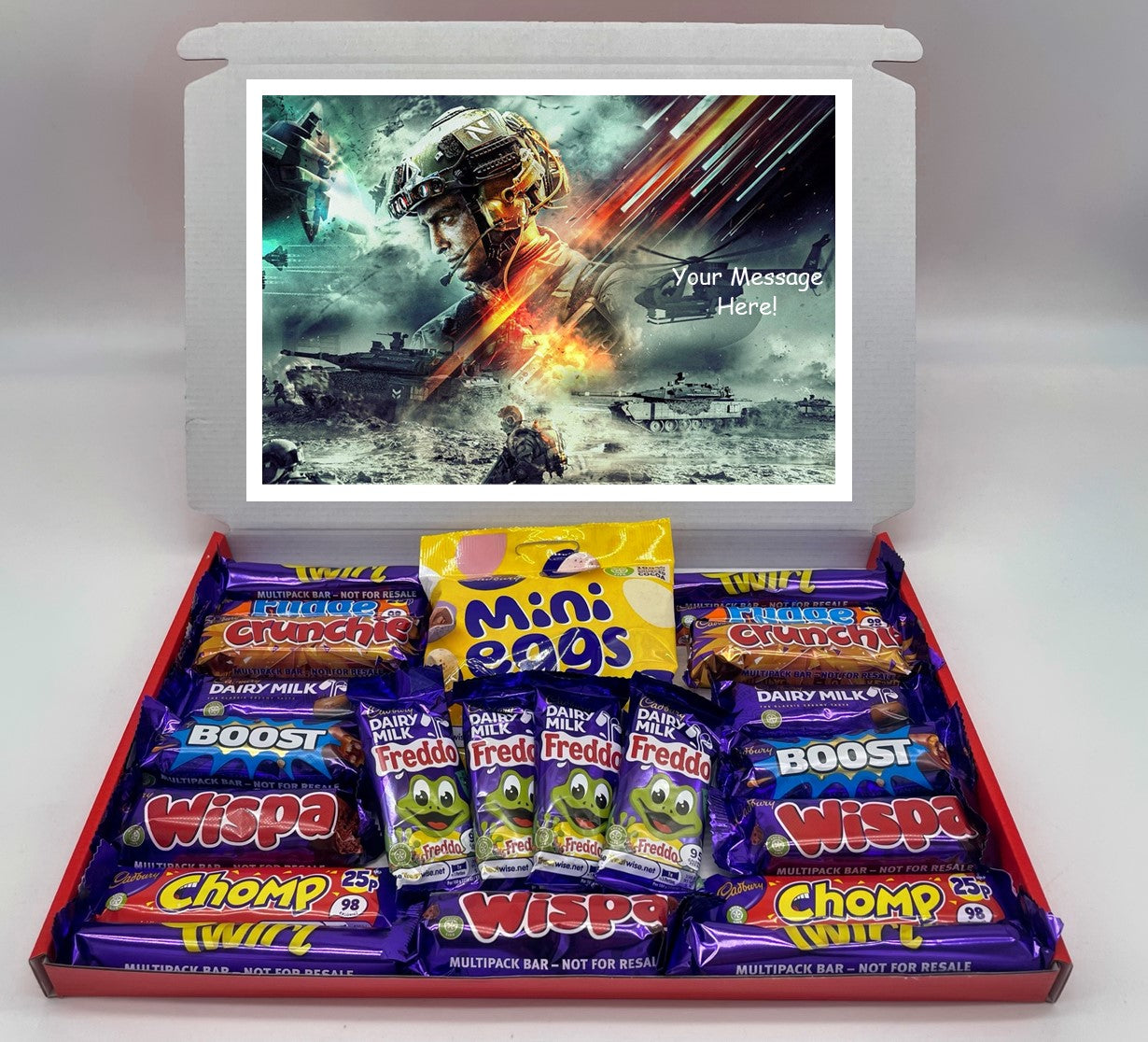 Battlefield Chocolate & Sweet Gift Box – Personalised Gift