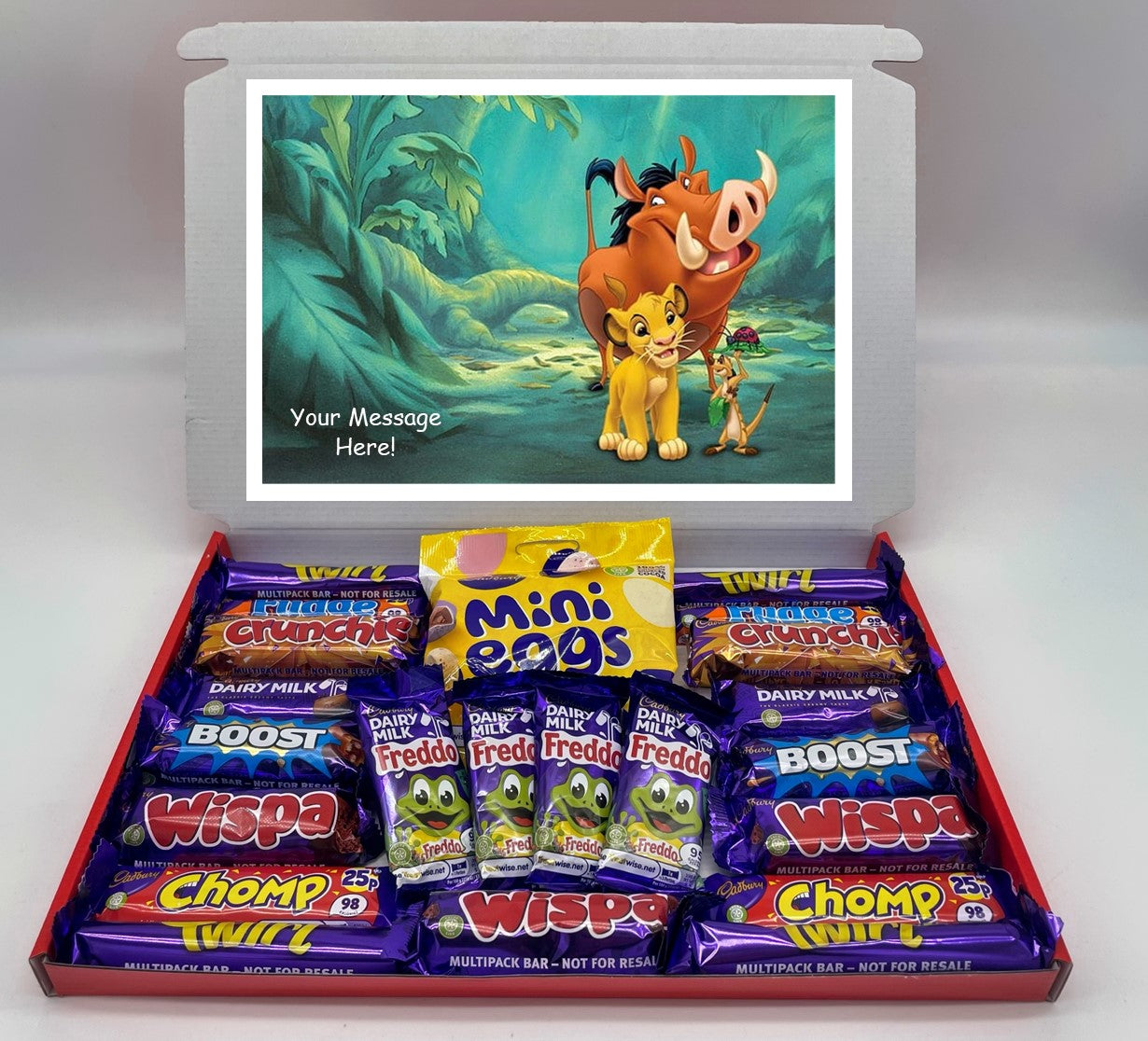 The Lion King Chocolate & Sweet Gift Box – Personalised Gift