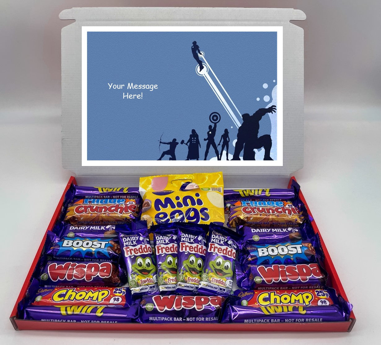 The Avengers Chocolate & Sweet Gift Box – Personalised Gift