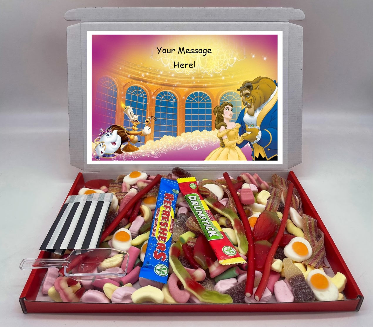 Beauty and the Beast Chocolate & Sweet Gift Box – Personalised Gift