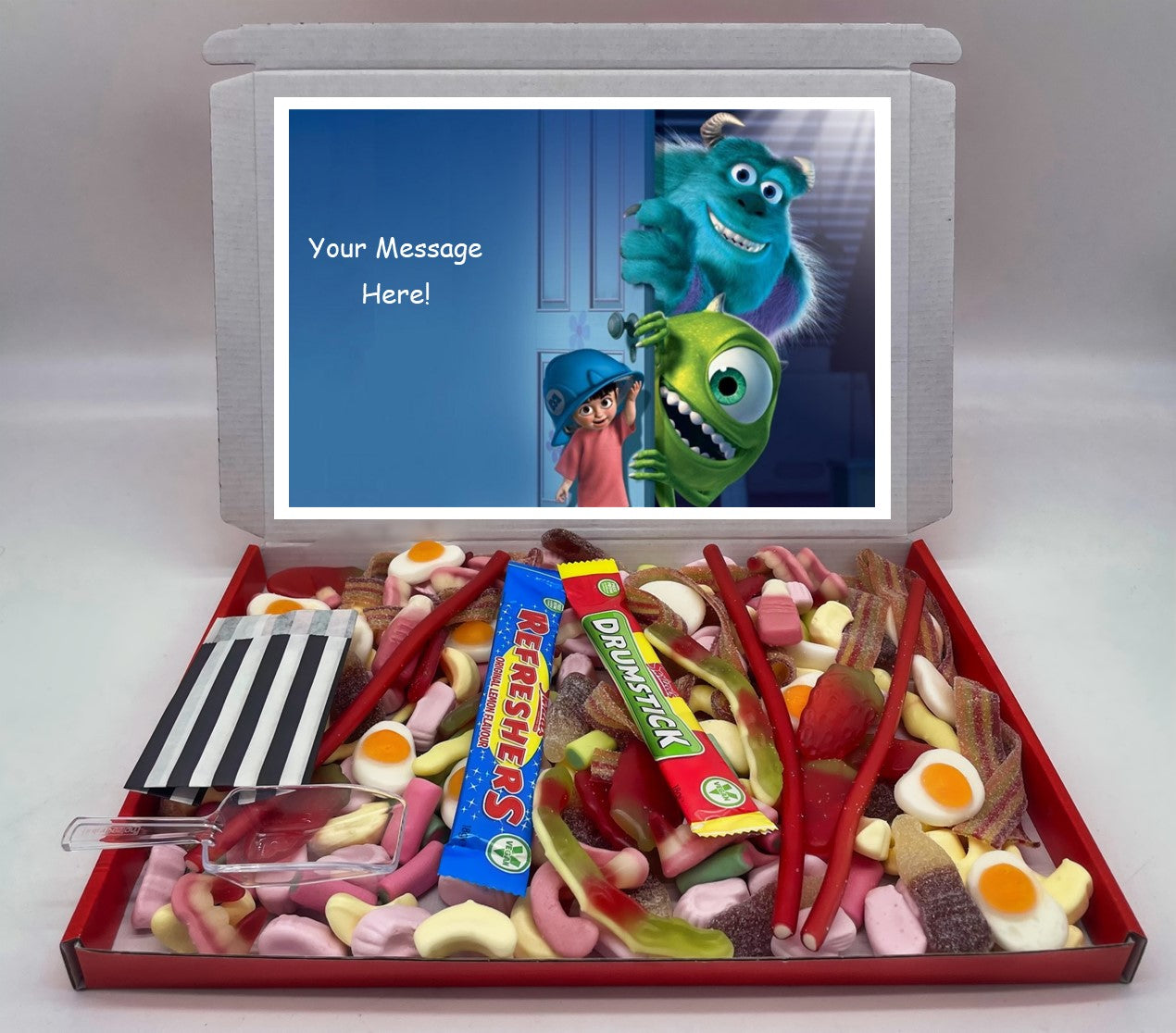 Monsters Inc Chocolate & Sweet Gift Box – Personalised Gift