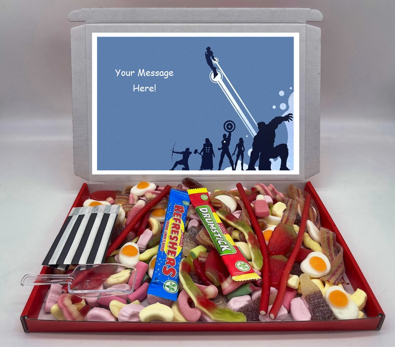 The Avengers Chocolate & Sweet Gift Box – Personalised Gift