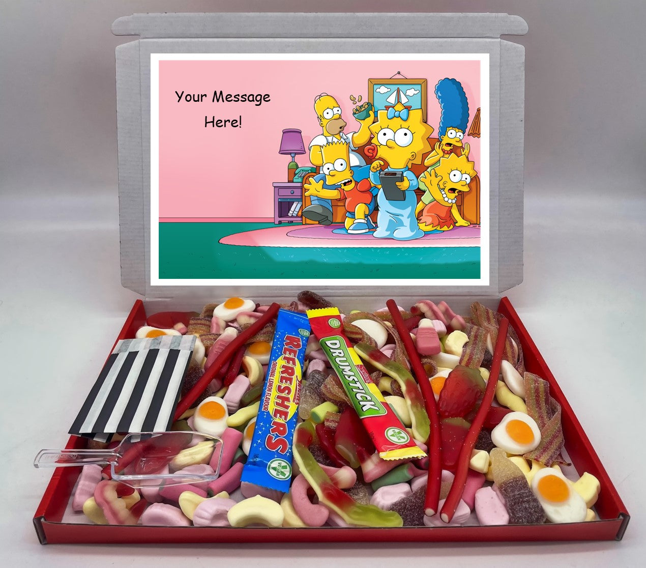 The Simpsons Chocolate & Sweet Gift Box – Personalised Gift