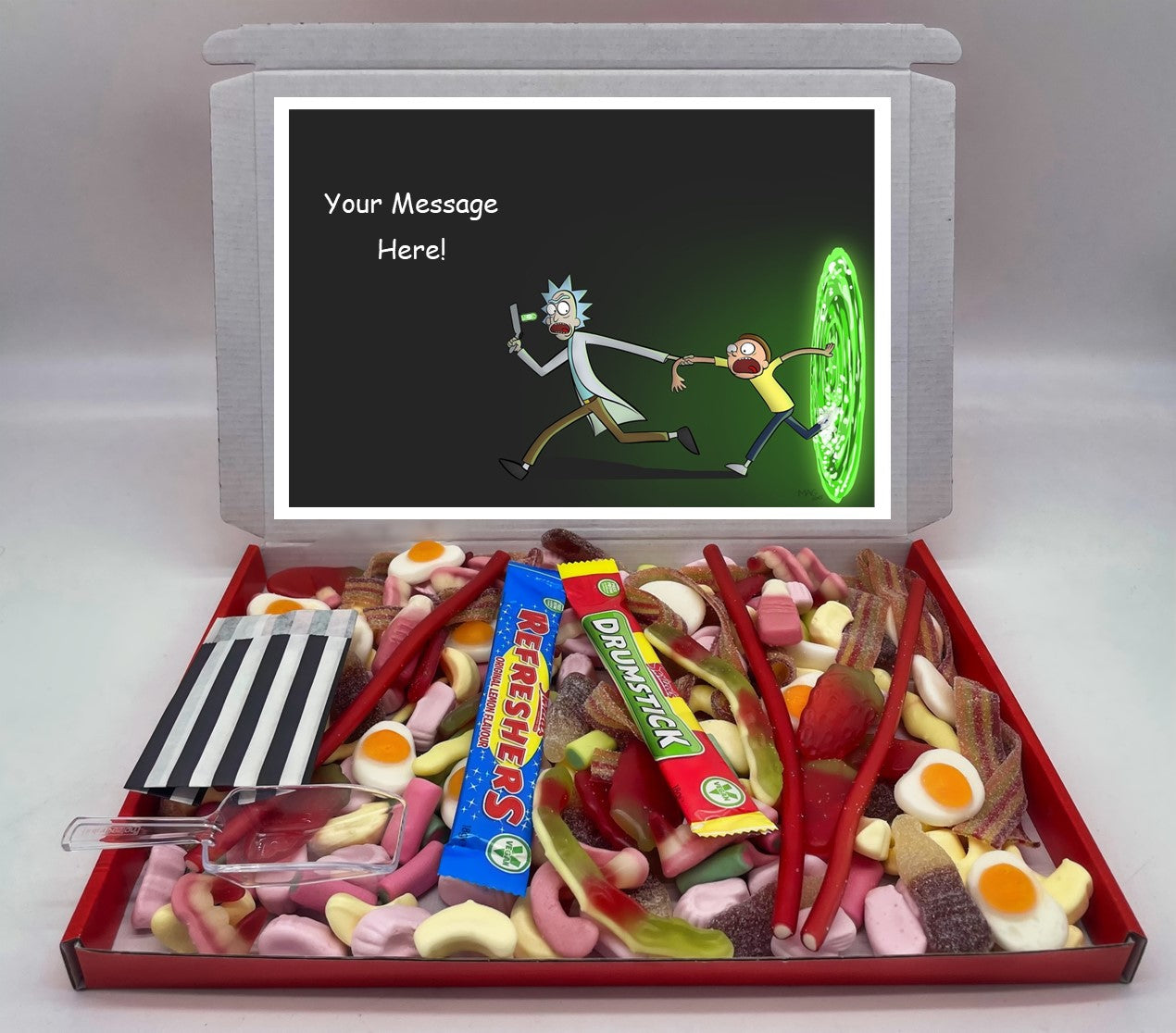 Rick and Morty Chocolate & Sweet Gift Box – Personalised Gift