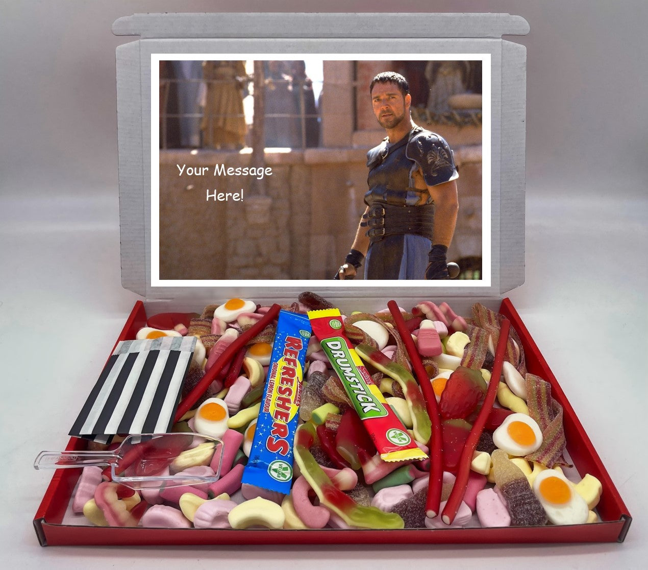 Gladiator Chocolate & Sweet Gift Box – Personalised Gift