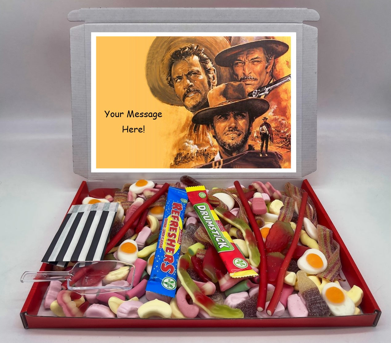 The Good the Bad and the Ugly Chocolate & Sweet Gift Box – Personalised Gift