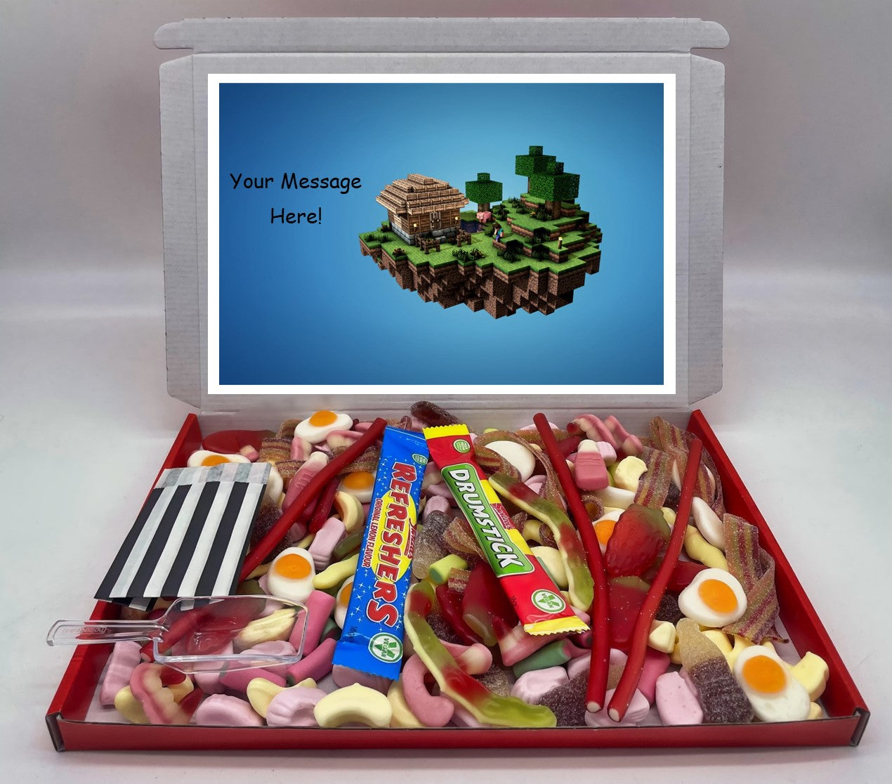 Minecraft Chocolate & Sweet Gift Box – Personalised Gift