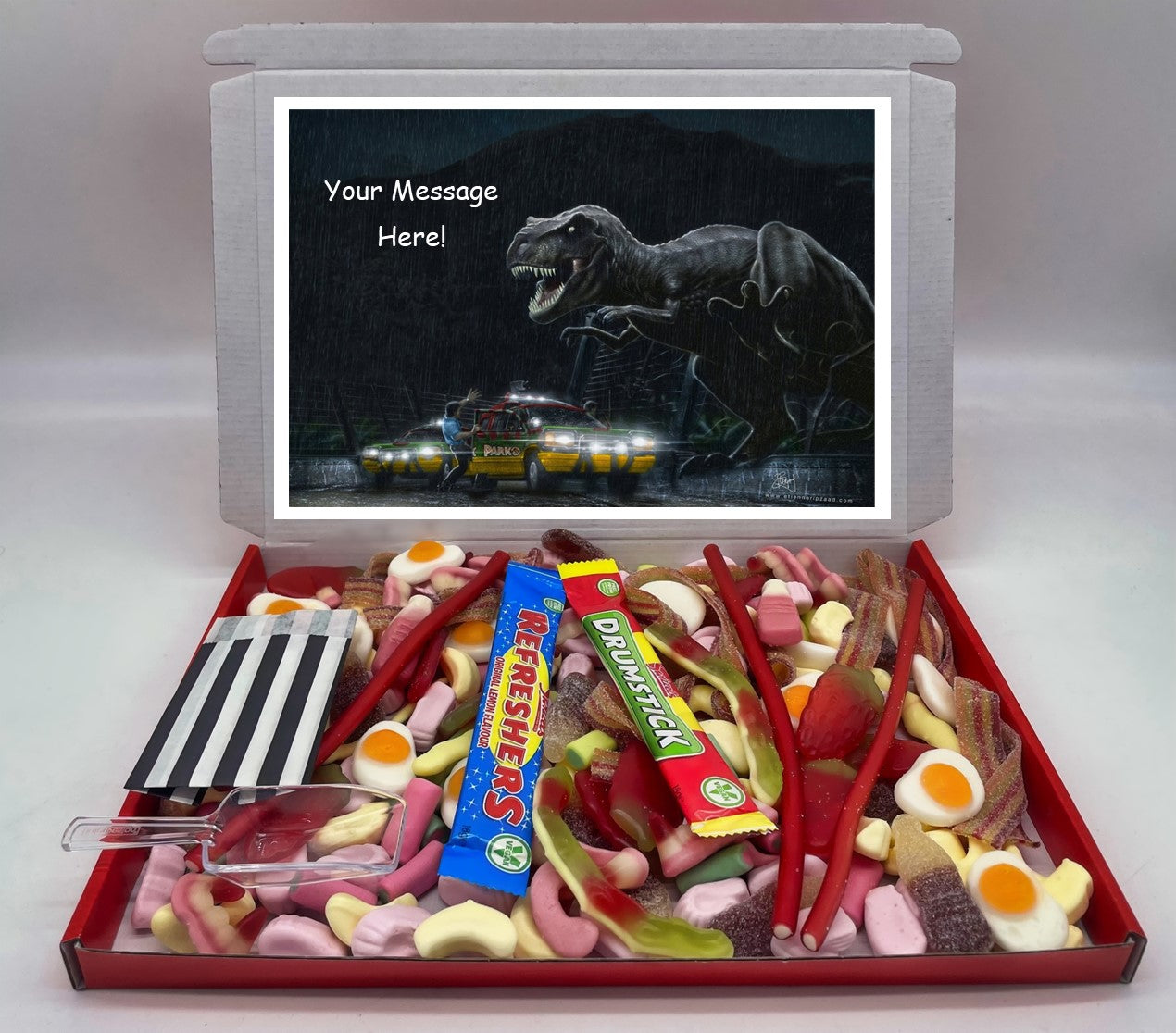 Jurassic Park Chocolate & Sweet Gift Box – Personalised Gift