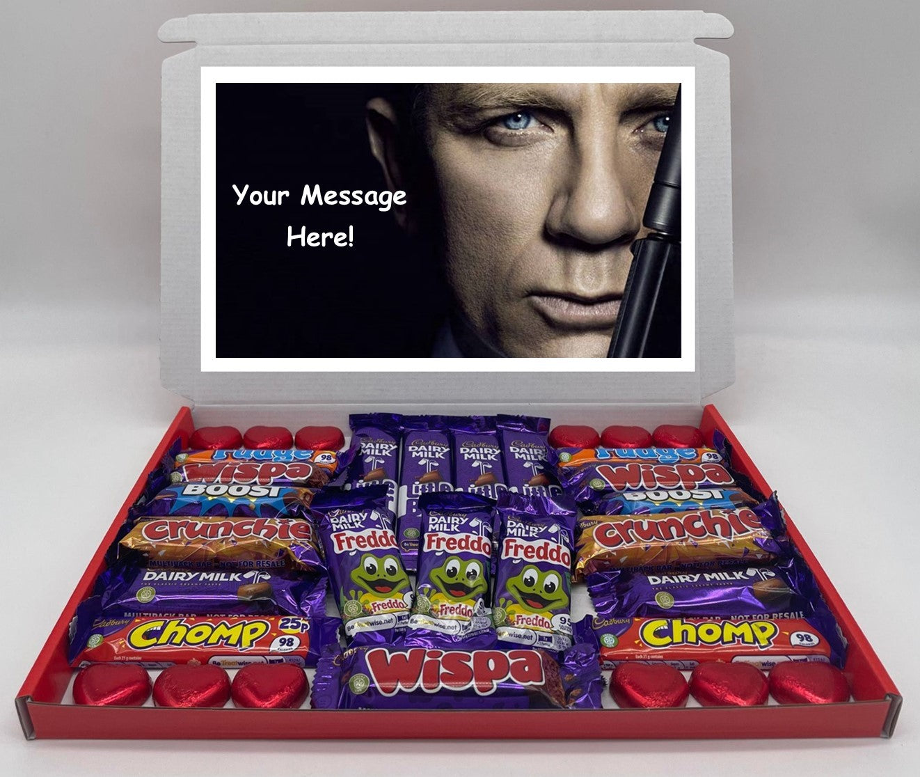 James Bond Chocolate & Sweet Gift Box – Personalised Gift