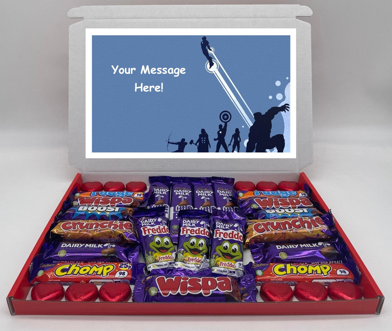 The Avengers Chocolate & Sweet Gift Box – Personalised Gift