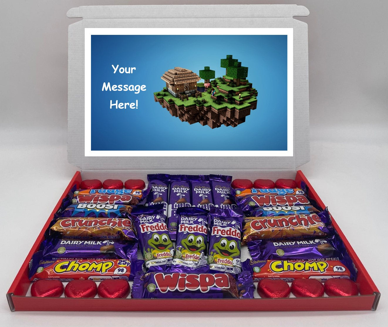 Minecraft Chocolate & Sweet Gift Box – Personalised Gift