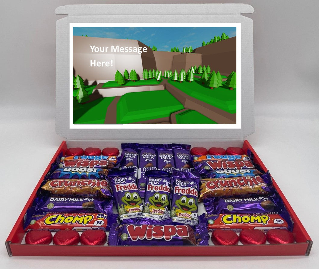 Roblox Chocolate & Sweet Gift Box – Personalised Gift