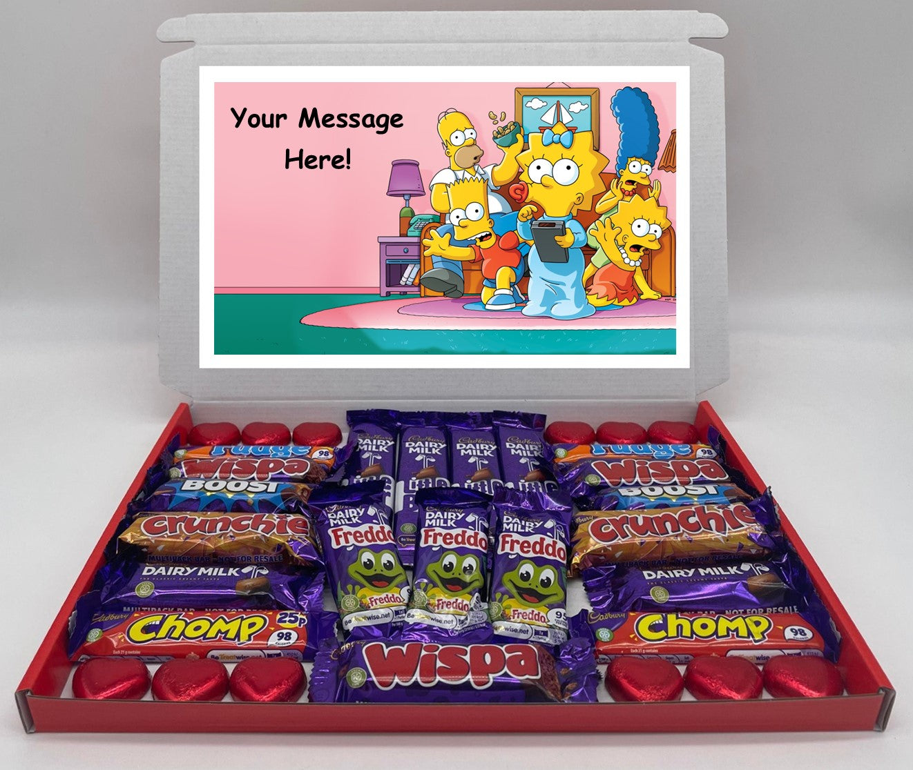 The Simpsons Chocolate & Sweet Gift Box – Personalised Gift