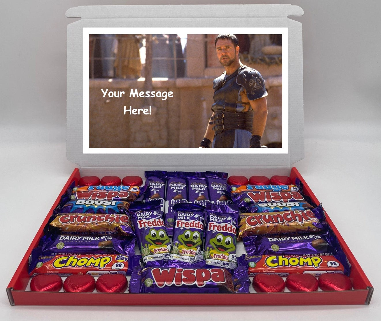 Gladiator Chocolate & Sweet Gift Box – Personalised Gift