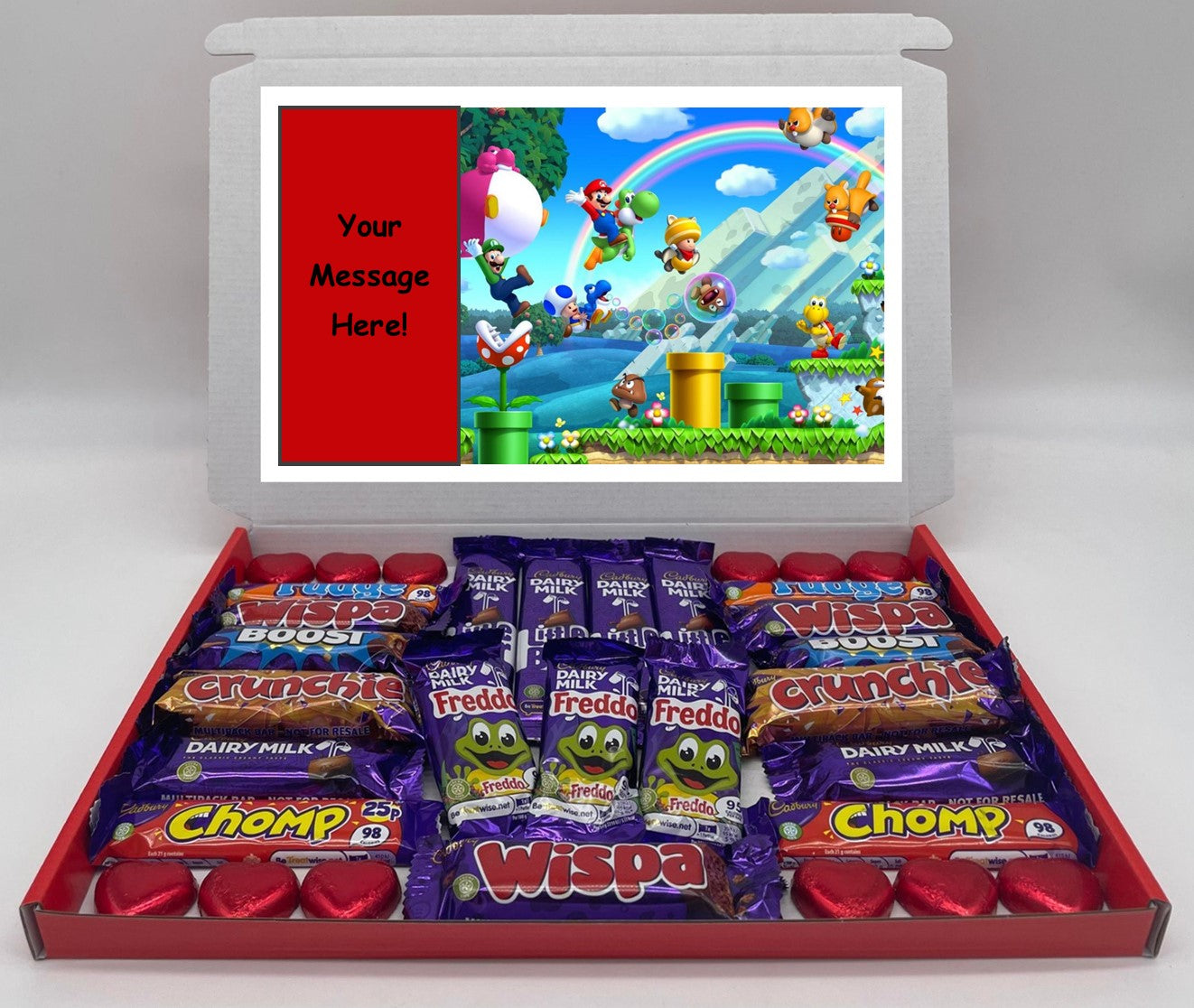 Super Mario Chocolate & Sweet Gift Box – Personalised Gift