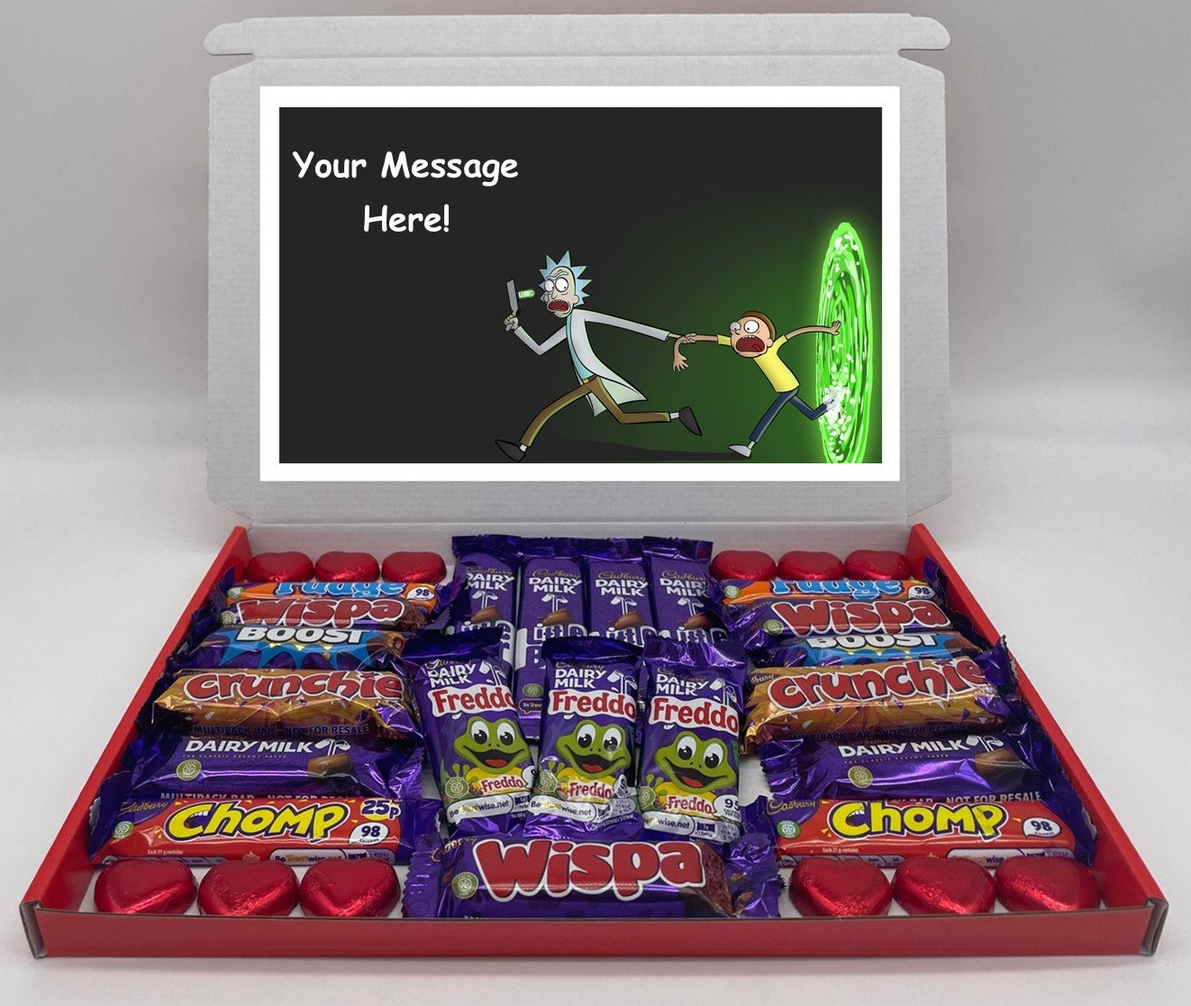 Rick and Morty Chocolate & Sweet Gift Box – Personalised Gift