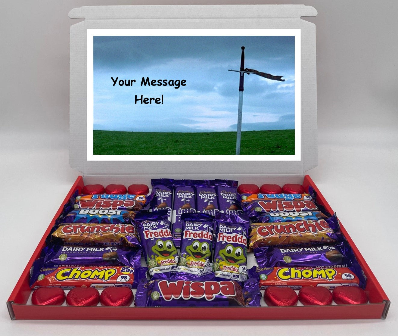 Braveheart Chocolate & Sweet Gift Box – Personalised Gift