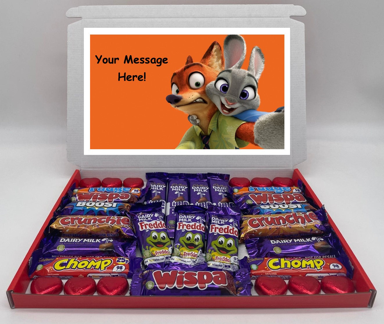 Zootopia Chocolate & Sweet Gift Box – Personalised Gift