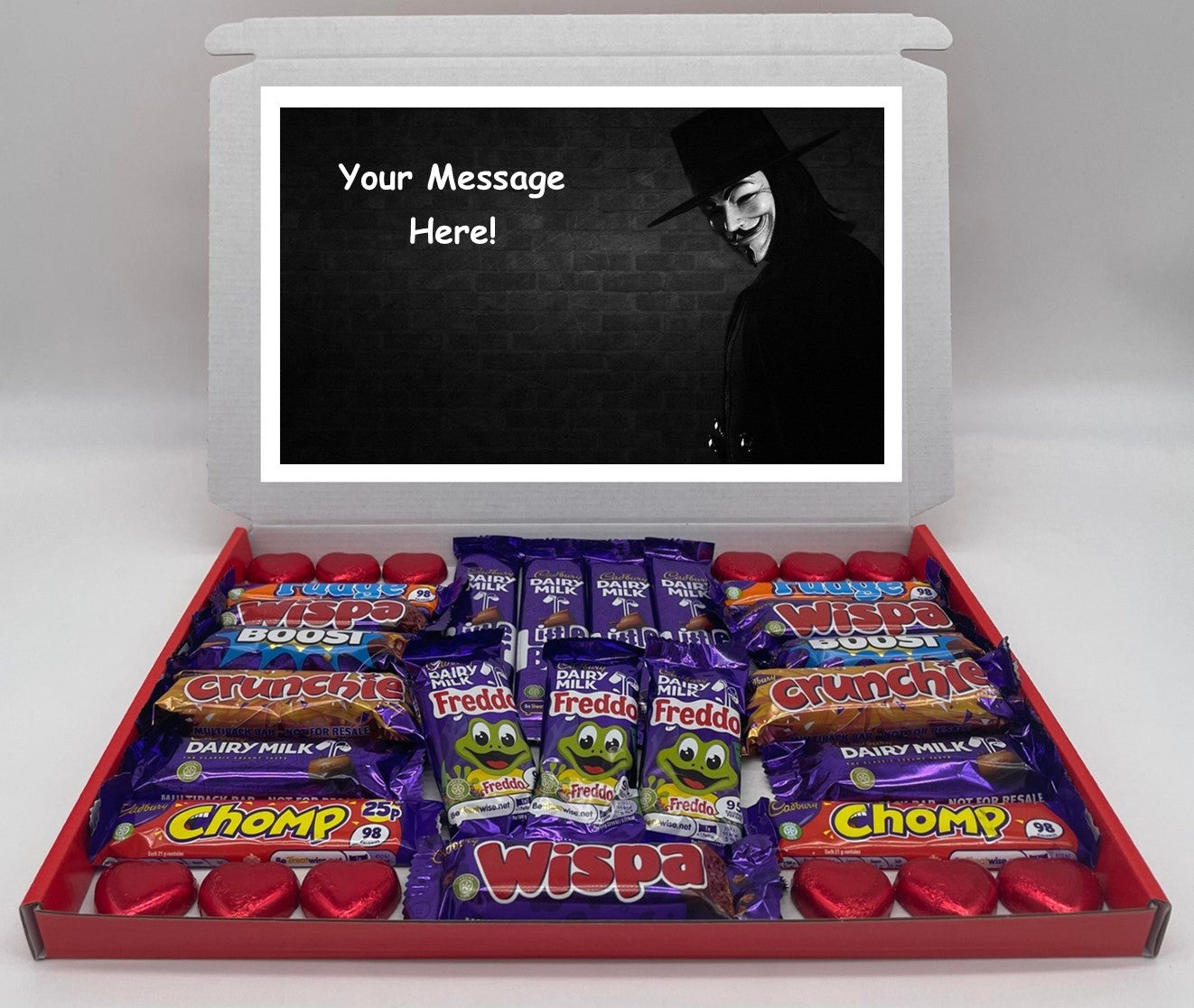 V for Vendetta Chocolate & Sweet Gift Box – Personalised Gift