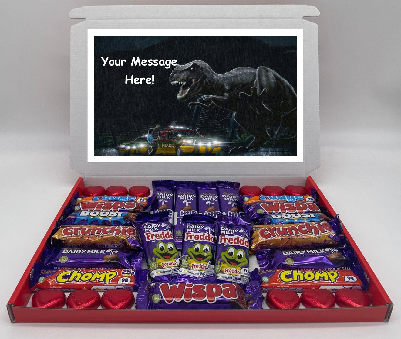 Jurassic Park Chocolate & Sweet Gift Box – Personalised Gift